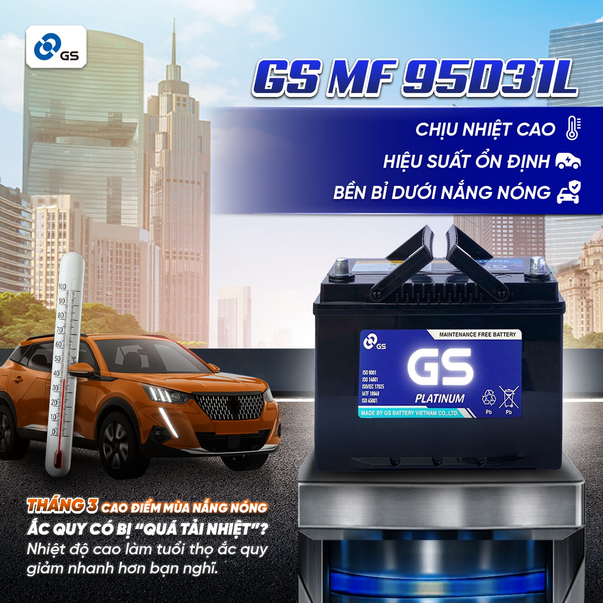 Ắc quy ô tô và những áp lực âm thầm trong mùa nắng nóng