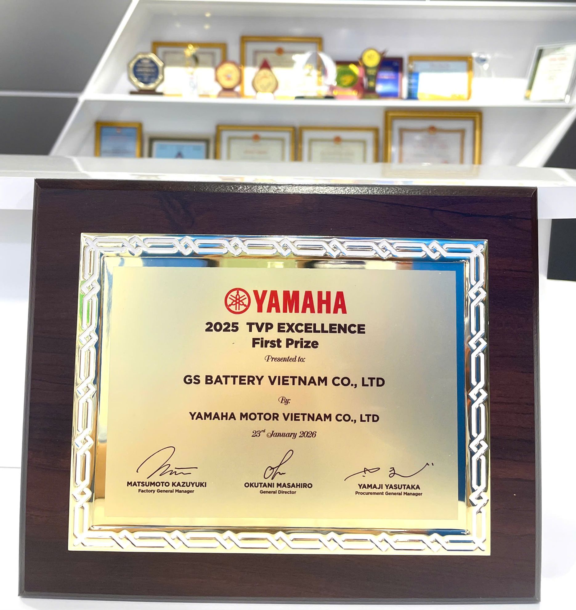 GSV đã xuất sắc đạt Giải Nhất - Yamaha TVP Contest 2025