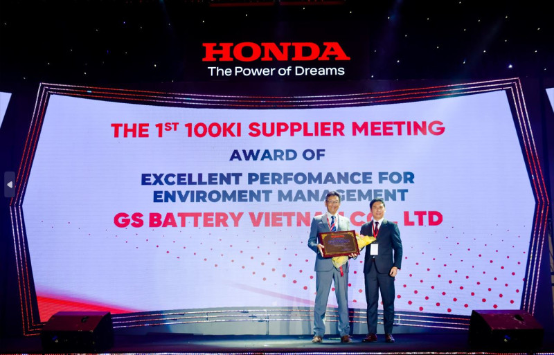 GSV vinh dự đạt giải thưởng Thực hiện xuất sắc năm 2022 về Quản lý môi trường của Honda Motor Vietnam