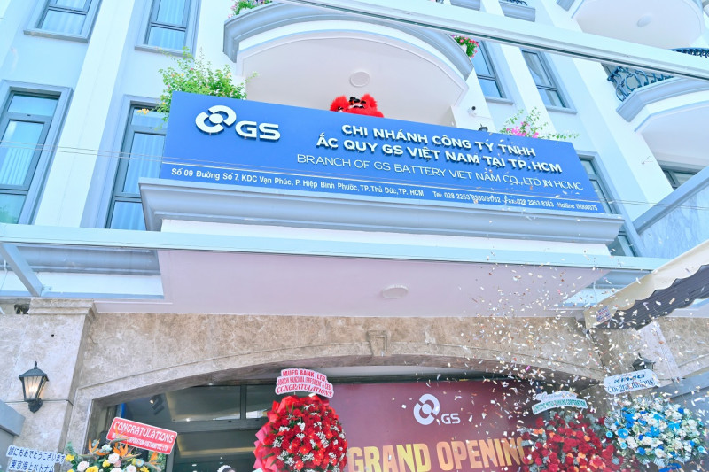 Khai trương Chi nhánh Công ty TNHH Ắc quy GS Việt Nam tại TP.Hồ Chí Minh