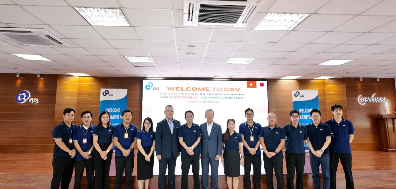 Tập đoàn GS YUASA (Nhật Bản) viếng thăm Công ty TNHH Ắc Quy GS Việt Nam