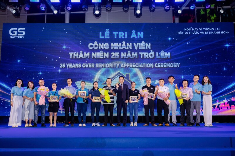 Lễ tri ân thâm niên 2026 - Hành trình gắn kết và phát triển cùng Công ty TNHH Ắc quy GS Việt Nam